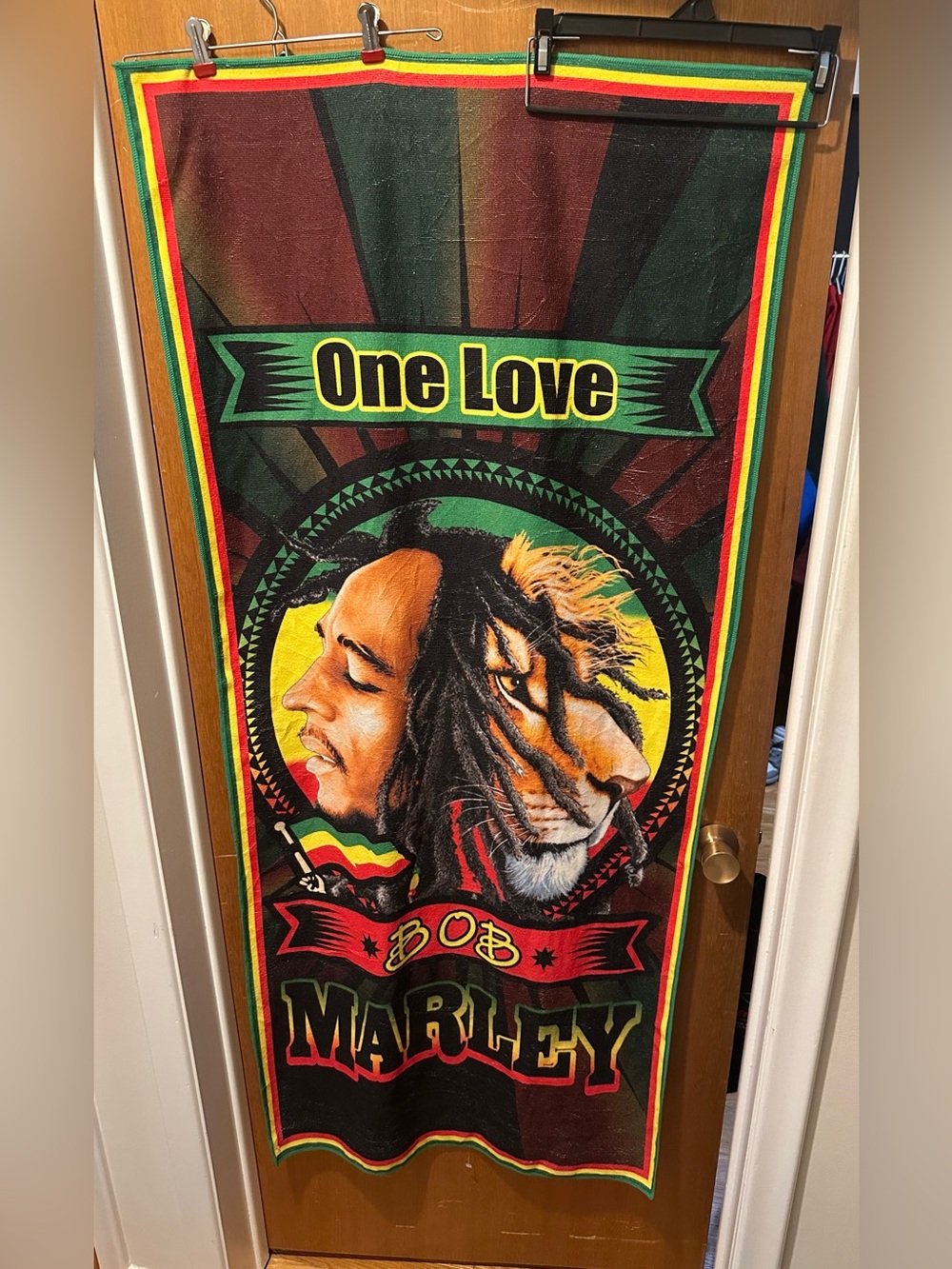 Bob Marley One Love Beach towel